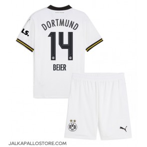 Borussia Dortmund Maximilian Beier #14 Kolmaspaita Lapsille 2024-25 Lyhythihainen (+ shortsit)